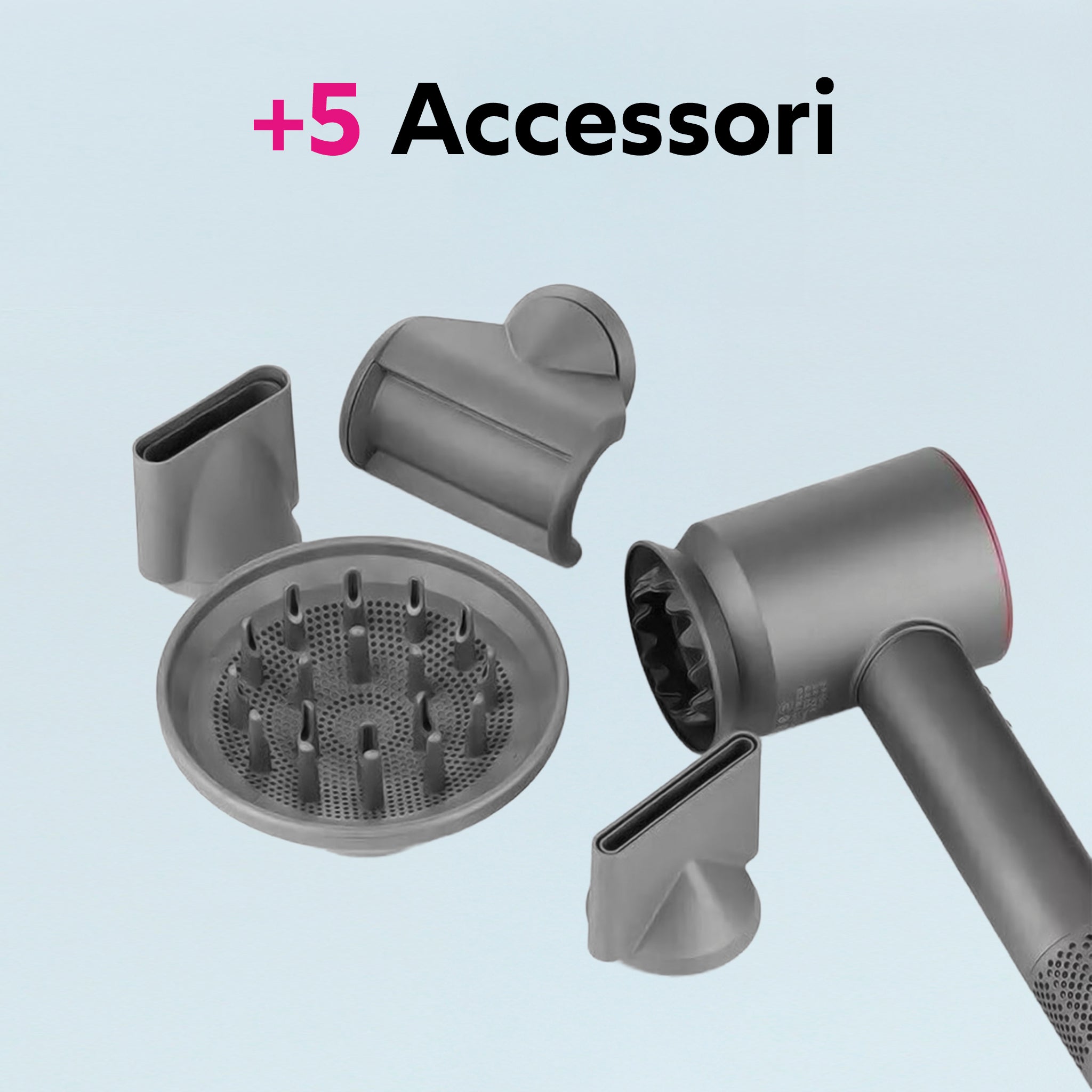 Phon Pro 1800W + 5 Accessori Professionale